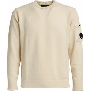 C.p. Company, Heren, Truien, Beige, Maat: S Katoen,