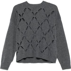 Liu Jo, Dames, Truien, Grijs, Maat: XS Wol,