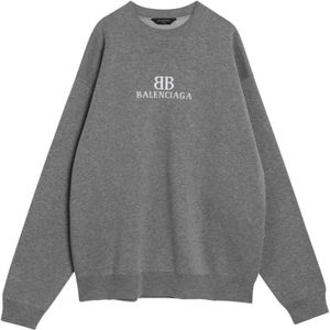 Balenciaga, Heren, Truien, Grijs, Maat: L