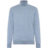 Boggi Milano, Heren, Truien, Blauw, Maat: S Wol,