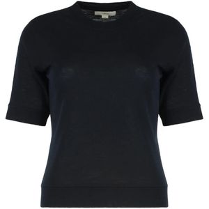 Vince, Dames, Tops, Blauw, Maat: L Wol,