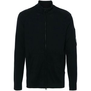 C.p. Company, Heren, Sweatshirts & Hoodies, Blauw, Maat: XL Katoen,