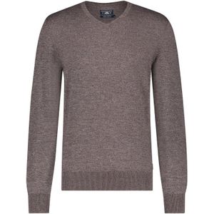 State of Art, Heren, Truien, Bruin, Maat: 2XL Katoen,