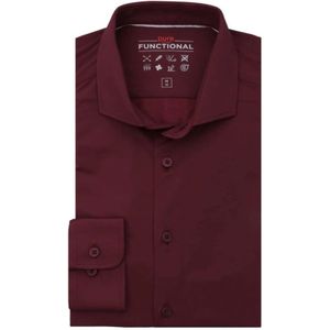 Hatico, Heren, Overhemden, Rood, Maat: 2XL