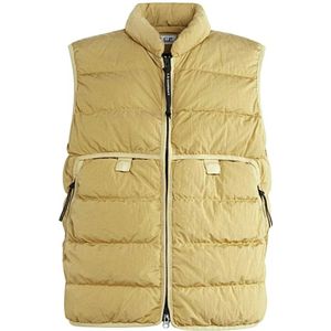 C.p. Company, Heren, Jassen, Geel, Maat: M Poliester,