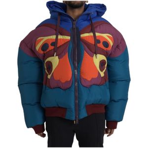 Dolce & Gabbana, Heren, Jassen, Veelkleurig, Maat: XL Poliester,