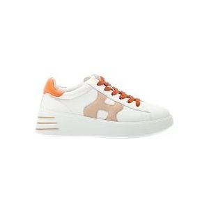 Hogan Oranje Rebel Sneakers , White , Dames , Maat: 38 1/2 EU