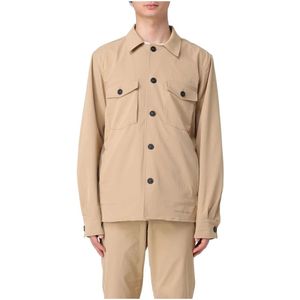 Save The Duck, Heren, Jassen, Beige, Maat: L Gabardine,
