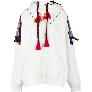 Etro, Dames, Sweatshirts & Hoodies, Wit, Maat: XS Katoen,