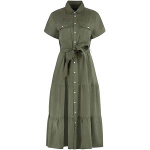 Polo Ralph Lauren - Overhemdjurk - Groen - Dames