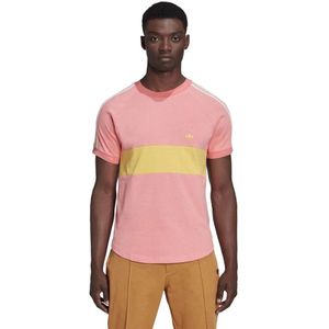 Adidas, Heren, Tops, Roze, Maat: XL Katoen,