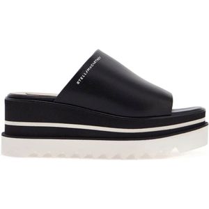 Stella McCartney, Dames, Schoenen, Zwart, Maat: 37 1/2 EU Leer,