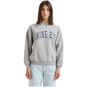 Anine Bing, Dames, Sweatshirts & Hoodies, Grijs, Maat: XS Katoen,