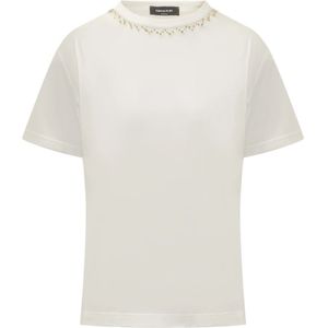 Fabiana Filippi, Dames, Tops, Wit, Maat: L Jersey,