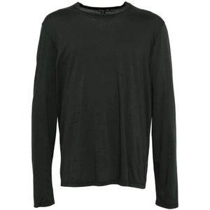 James Perse, Heren, Tops, Grijs, Maat: M Katoen,