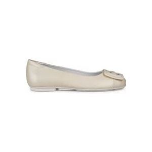 Hogan Verniste Ballerina Plak , Beige , Dames , Maat: 36 1/2 EU