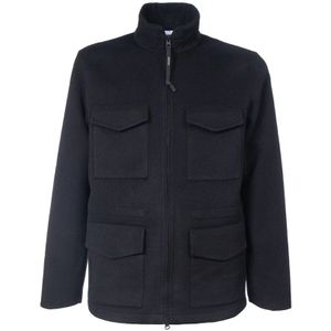 Aspesi, Heren, Jassen, Blauw, Maat: M Wol,