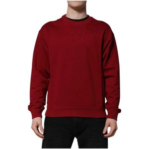 Dolce & Gabbana, Heren, Truien, Rood, Maat: XS Katoen,