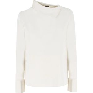 Fabiana Filippi, Dames, Blouses & Shirts, Wit, Maat: S Zijde,