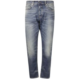 Haikure - Faded Blue Slim Leg - Jeans - Blauw - Regular Fit