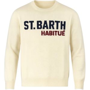 MC2 Saint Barth, Heren, Truien, Beige, Maat: L Wol,