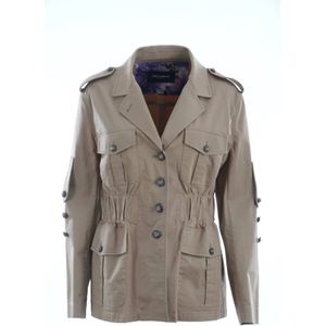 Dolce & Gabbana, Dames, Jassen, Beige, Maat: 2XL