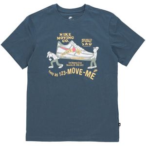 Nike, Heren, Tops, Blauw, Maat: XL Katoen,