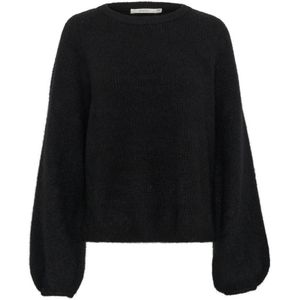 Gestuz - Gzalpha Slit Pullover Noos - Gebreide Trui - Zwart
