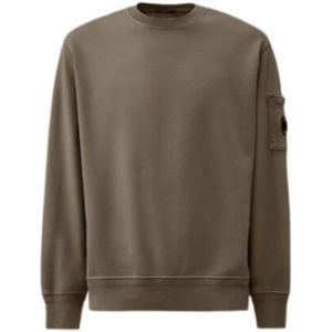 C.p. Company, Heren, Sweatshirts & Hoodies, Bruin, Maat: XL Katoen,