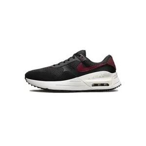 Nike Air Max Systm Sneaker Heren Zwart/Rood , Black , Heren , Maat: 45 1/2 EU