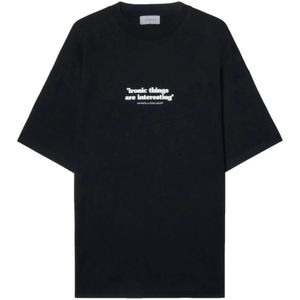 Off White, Heren, Tops, Zwart, Maat: S Katoen,