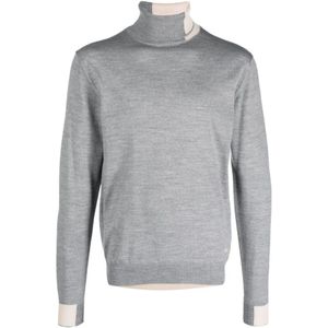 Manuel Ritz, Heren, Truien, Grijs, Maat: S Wol,
