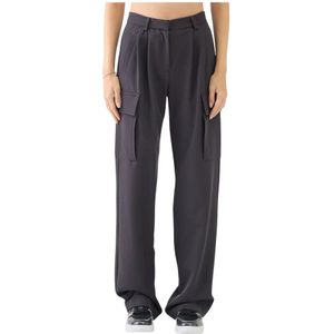 Ermanno Scervino, Dames, Broeken, Grijs, Maat: XS Viscose,