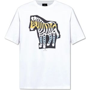 PS By Paul Smith, Heren, Tops, Wit, Maat: L Katoen,