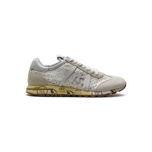 Premiata Beige Sneakers LucyD 6225 - Verhoog je stijl , Beige , Dames , Maat: 36 EU