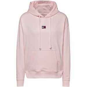 Tommy Jeans - Logo Rosa - Katoenen T-shirt - Roze
