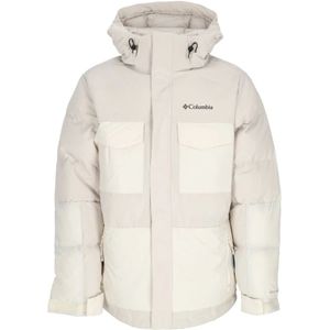 Columbia, Heren, Jassen, Wit, Maat: XL Zijde,