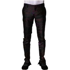 Dolce & Gabbana, Heren, Broeken, Veelkleurig, Maat: M Poliester,