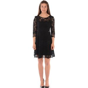 Liu Jo, Dames, Jurken, Zwart, Maat: XS Katoen,