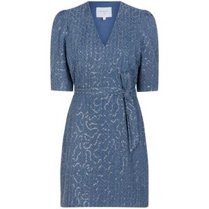 Dante 6, Dames, Jurken, Blauw, Maat: S Denim,