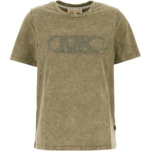 Michael Kors, Dames, Tops, Groen, Maat: XS Katoen,