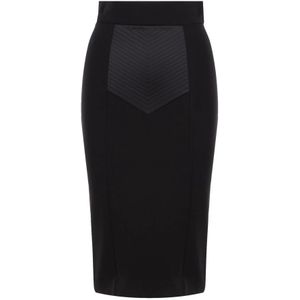 Dolce & Gabbana, Dames, Rokken, Zwart, Maat: XS Satijn,