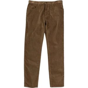 Burberry, Heren, Broeken, Bruin, Maat: XL Corduroy,