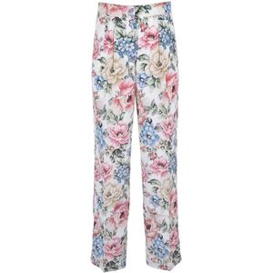 Erika Cavallini, Dames, Broeken, Veelkleurig, Maat: S Katoen,