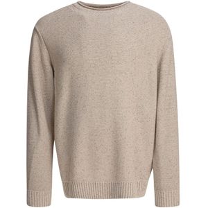 Beams Plus, Heren, Truien, Beige, Maat: L Katoen,