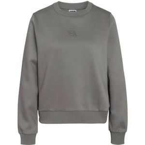 Noisy may - Nmfaith O-neck Sweat - Trui - Charcoal Grey - Dames