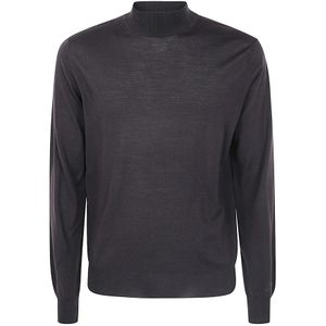 Filippo De Laurentiis, Heren, Truien, Zwart, Maat: 2XL Kasjmier,