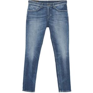 Dondup, Heren, Jeans, Blauw, Maat: W33 Katoen,