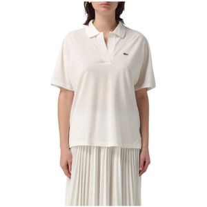 Lacoste - Poloshirt - Beige - Katoen - Relaxte Pasvorm