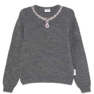 Moschino, Dames, Truien, Grijs, Maat: S